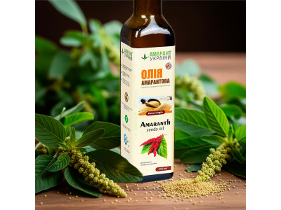 Amaranth oil of the first cold pressing from "Amarant of Ukraine": benefits and applications - a specialist's opinion