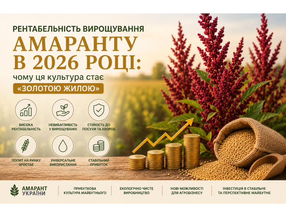 Рентабельность выращивания амаранта в 2026 году: Почему эта культура становится «золотой жилой»?